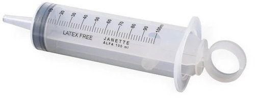 JANETTE ALFA Sterile Irrigation Syringe 100ml - Syringes - Main image