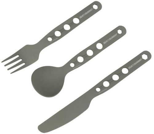 Sea to summit Alphaset cutlery (knife, fork, spoon) - Sada příborů - Hlavní obrázek