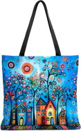 STYLE4 Dámská taška z kočárkoviny, Kouzelné městečko - Shopping Bag