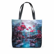 STYLE4 Dámská taška z kočárkoviny, Makové jezero - Shopping Bag