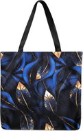STYLE4 Dámská taška z kočárkoviny, modré listy - Shopping Bag