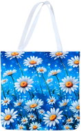 STYLE4 Dámská taška z kočárkoviny, Kopretiny v modré - Shopping Bag