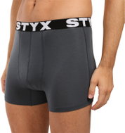 Styx Men's merino boxers with sports elastic grey (GT1163) XXL - Thermal Underwear