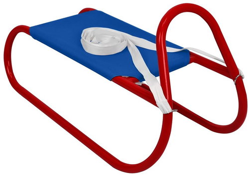 Sulov, Metal, 62cm, Blue-Red - Sledge - Main image