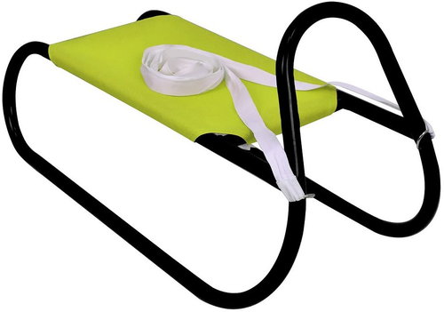 Sulov, Metal, 62cm, Light Green-Black - Sledge - Main image