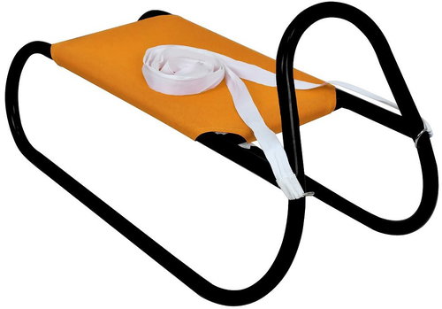 Sulov, Metal, 62cm, Orange-Black - Sledge - Main image