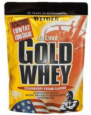 Weider Gold Whey, 500g, Strawberry - Protein - Main image
