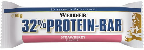 Weider 32% Protein bar 60g, strawberry - Protein Bar - Main image
