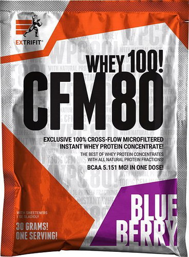 Extrifit CFM Instant Whey 80, 30g, blueberry - Protein - Main image