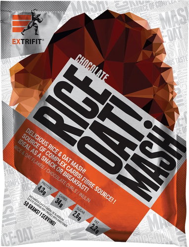 Extrifit Rice & Oat Mash 50 g chocolate - Rice Porridge - Main image