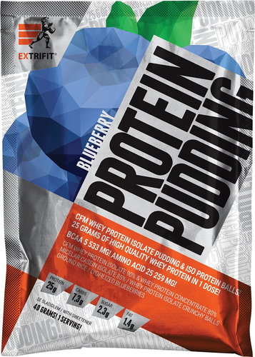 Extrifit Protein Pudding 40 g blueberry - Pudding - Main image