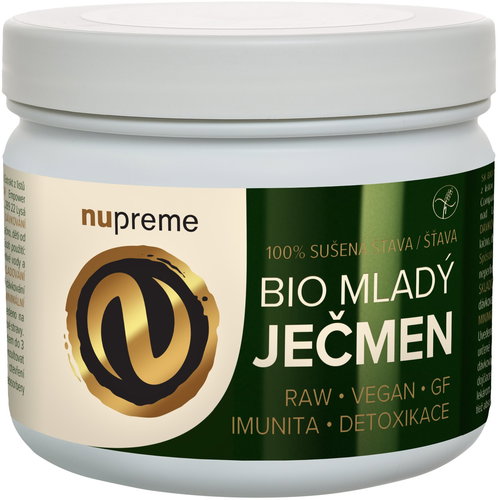 Nupreme Organic Young Barley 200g - Dietary Supplement - Main image