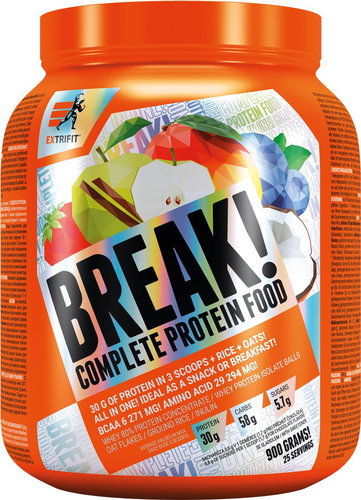 Extrifit Break! Protein Food, 900g, blueberry - Protein Puree - Main image