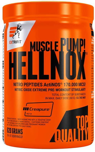Extrifit Hellnox 620 g, orange - Pre-Workout Supplement - Main image