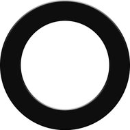 Designa Surround Black - Dartboard Catch Ring