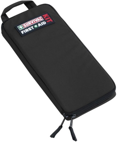 Survival Slimline First Aid Kit Black, English version - First-Aid Kit  - Main image