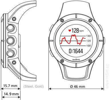 Suunto store spartan dimensions