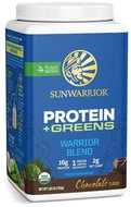 Sunwarrior Warrior Blend Organic Protein + Greens 750 g, chocolate - Protein
