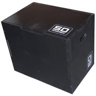 Sedco Plyometrická bedna dřevěná Darkwood 50/60/70 cm, černá - Plyo Box