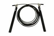 ACRA Nastavitelné švihadlo, černé - Skipping Rope