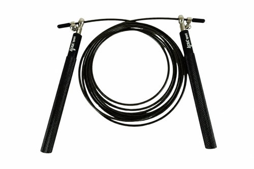 ACRA Nastavitelné švihadlo, černé - Skipping Rope - Main image