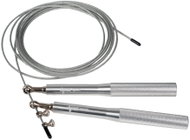 ACRA Nastavitelné švihadlo, stříbrné - Skipping Rope