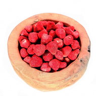 WORLD OF NUTS Whole strawberries freeze-dried 250g - Freeze-Dried Fruit