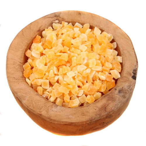 WORLD OF NUTS Cantaloupe melon cubes 100g - Dried Fruit - Main image