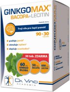 GinkgoMAX+Bacopa + Lecitin DaVinciAcademia tob.90 + 30 - Doplnok stravy