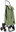 With stair wheels, khaki green