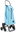 With stair wheels, light blue
