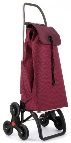 Rolser I-Max Ona 6 with stair wheels, burgundy - Shopping Trolley - Main image
