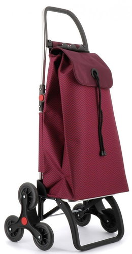 Rolser I-Max Ona 6 Logic, burgundy - Shopping Trolley - Main image