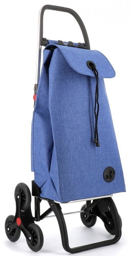 Rolser I-Max Tweed 6 Logic, blue - Shopping Trolley - Main image