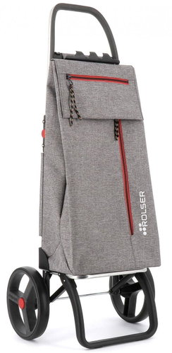 Rolser Wallaby Tweed 2 Logic RSG, grey - Shopping Trolley - Main image