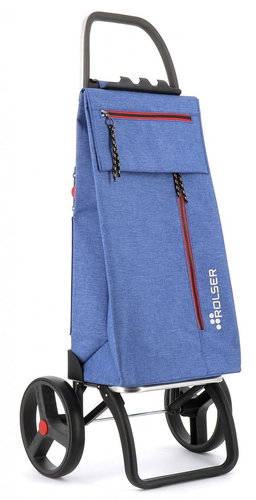 Rolser Wallaby Tweed 2 Logic RSG, blue - Shopping Trolley - Main image