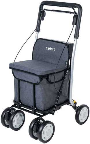 Carlett Senior Move trolley shopping bag, grey, 29 l - Shopping Trolley - Main image