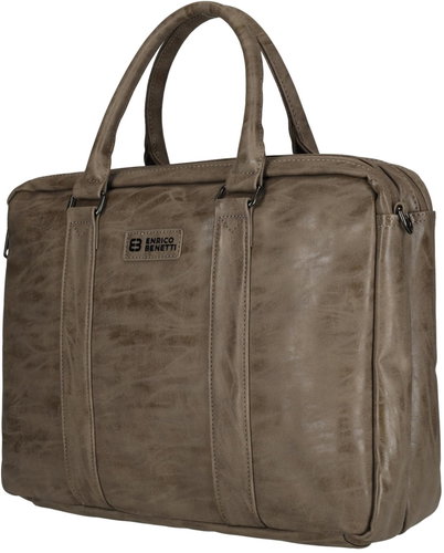 Enrico Benetti Rotterdam 15 Notebook bag, medium taupe - Laptop Bag - Main image
