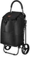 NILS NC4303 40 l černá se sedátkem - Nákupní taška na kolečkách