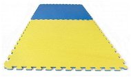 Tatami Puzzle podložka oboustranná, 100 × 100 × 3 cm, žlutomodrá - Tatami