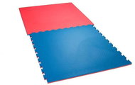 Tatami-Taekwondo podložka oboustranná, 100 × 100 × 2,5 cm, červenomodrá - Tatami
