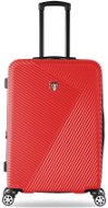 TUCCI T-0118/3 M ABS - červená - Cestovní kufr