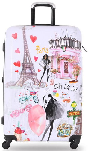 Tucci T-0163/3-L, Paris Love - Suitcase - Main image