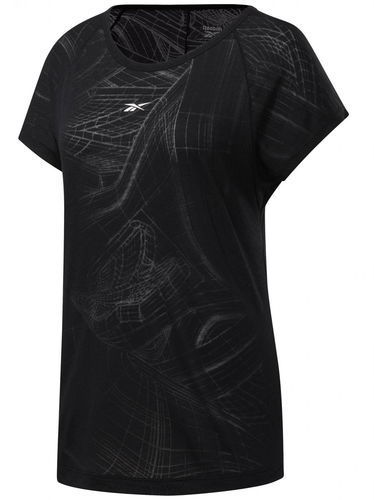 Reebok BURNOUT TEE, Black, size M - T-Shirt