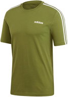 Adidas Essentials 3 Stripes, GREEN, size L - T-Shirt