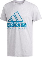 Adidas Graphic Tee Wanted Logo, GREY, size XXXXL - T-Shirt