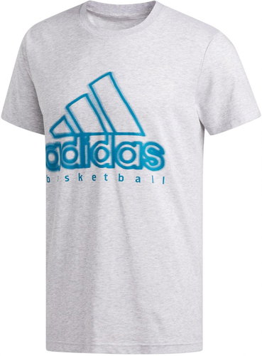 Adidas Graphic Tee Wanted Logo, GREY, size XXXXL - T-Shirt - Main image