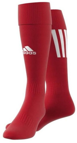 Adidas Performance SANTOS SOCK 18, Red/White, size EU 43-45 - Football Stockings - Main image