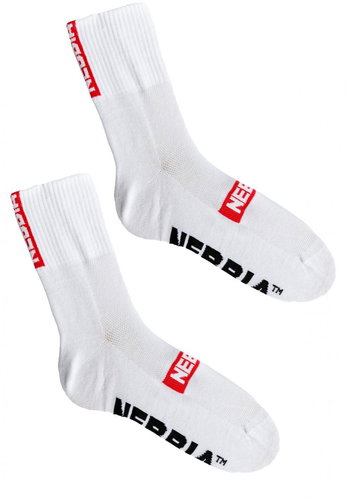 Nebbia EXTRA MILE, White, size EU 39-42 - Socks - Main image