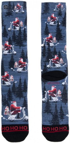 XPOOOS X-MAS, Blue/Black, size EU 43-46 - Socks - Main image